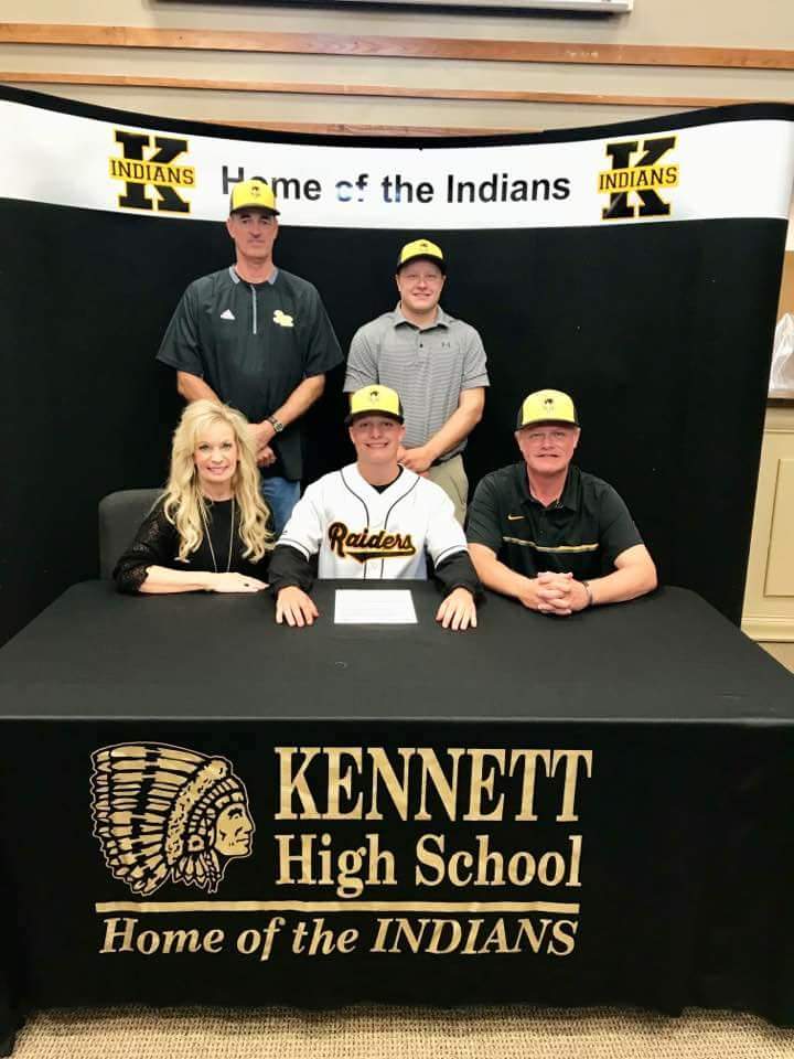 Kennett talent Zane Wallace signs to play baseball at Three Rivers College