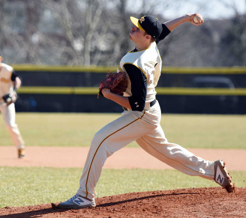 Austin Williams earns win against former team, Raiders baseball sweeps third straight series