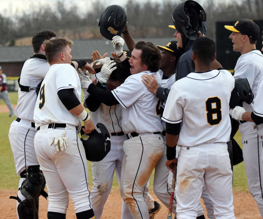 Kyle Clayton's game-ending grand slam seals Three Rivers baseball's doubleheader sweep against Shawnee CC