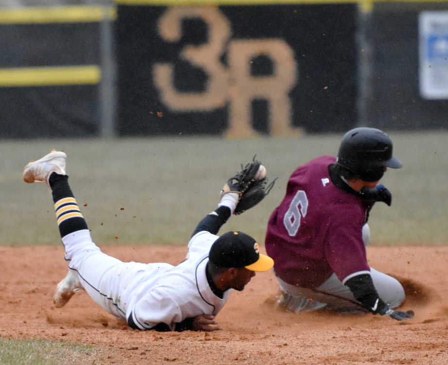 Raiders fall in first game of region doubleheader, second game suspended
