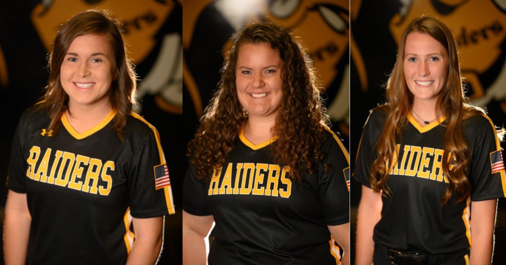 Lady Raiders softball trio signs with four-year schools