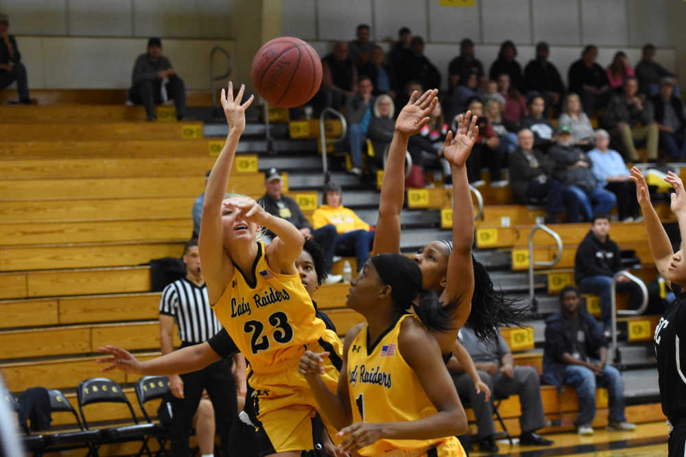 Lady Raiders dominate Arkansas Baptist in second half for 10th straight win